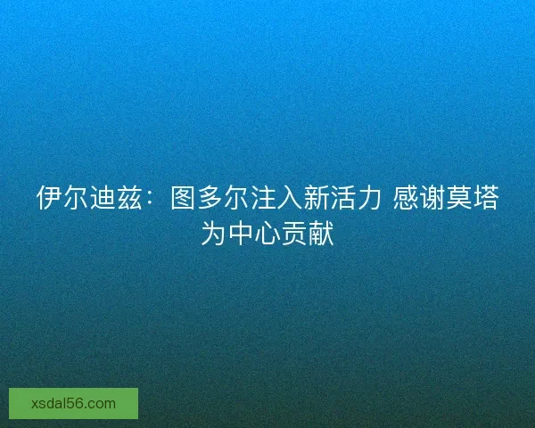 伊尔迪兹：图多尔注入新活力 感谢莫塔为中心贡献